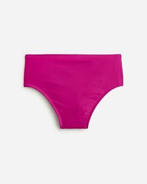 J. Crew Magenta High Waisted Hallie Bikini Bottom - Medium - NWT - BM642